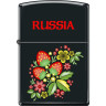 Zippo 218 Russian Khokhloma — зажигалка с хохломской росписью